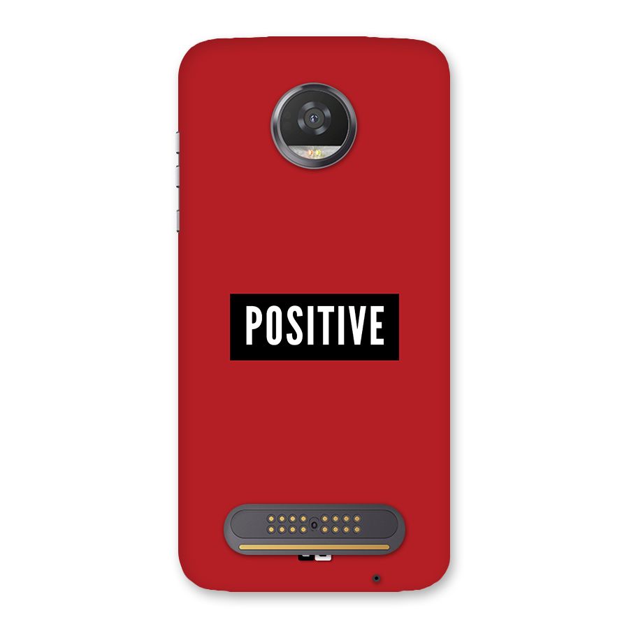 Positive Minimal Back Case for Moto Z2 Play