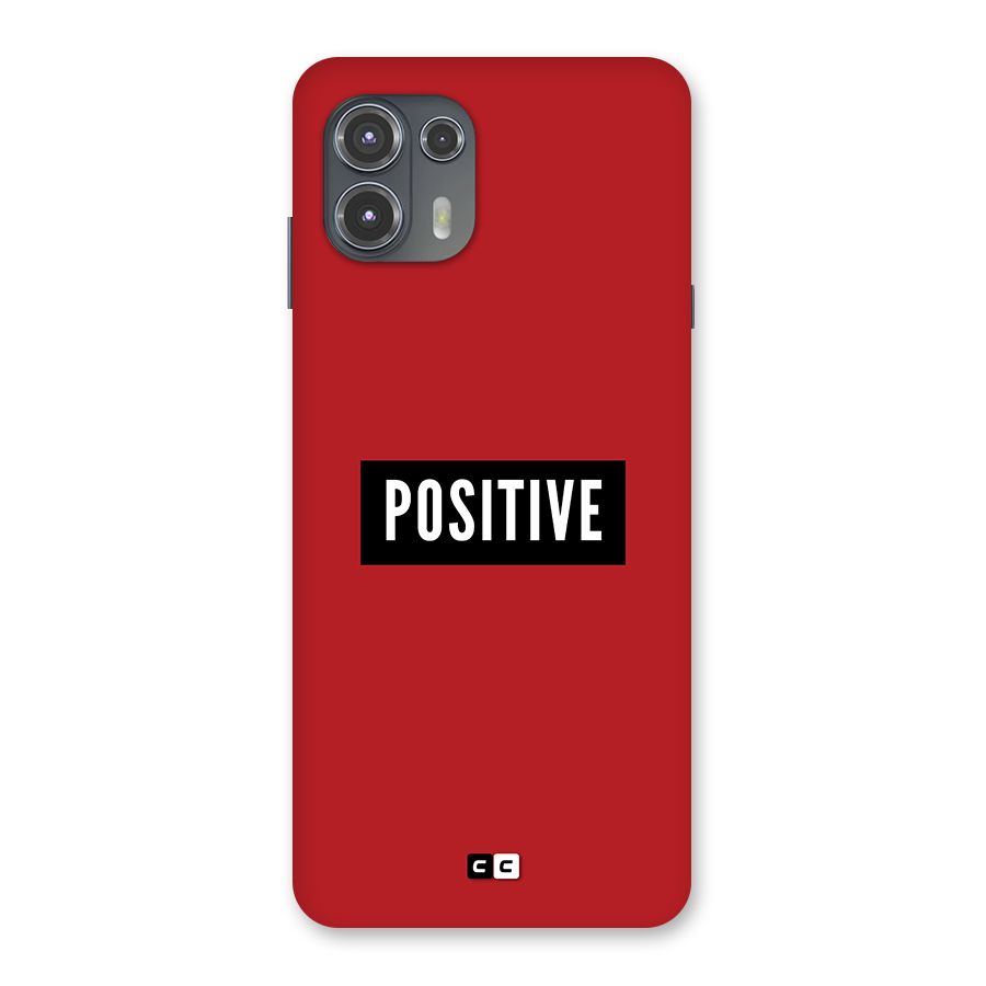 Positive Minimal Back Case for Motorola Edge 20 Fusion