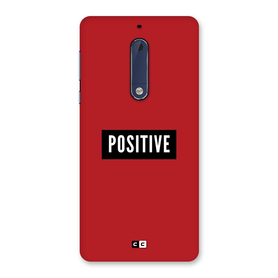 Positive Minimal Back Case for Nokia 5