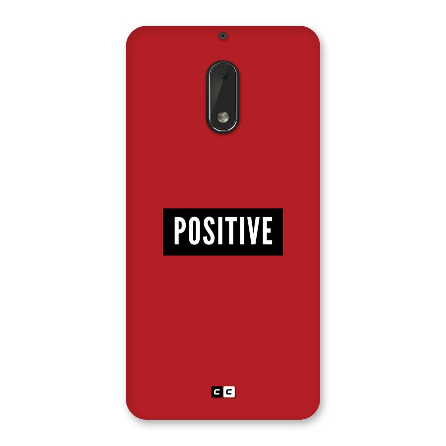 Positive Minimal Back Case for Nokia 6