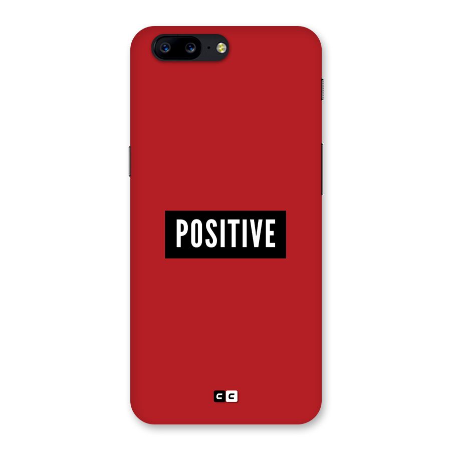 Positive Minimal Back Case for OnePlus 5