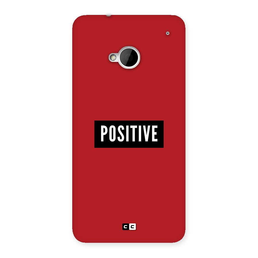 Positive Minimal Back Case for One M7 (Single Sim)