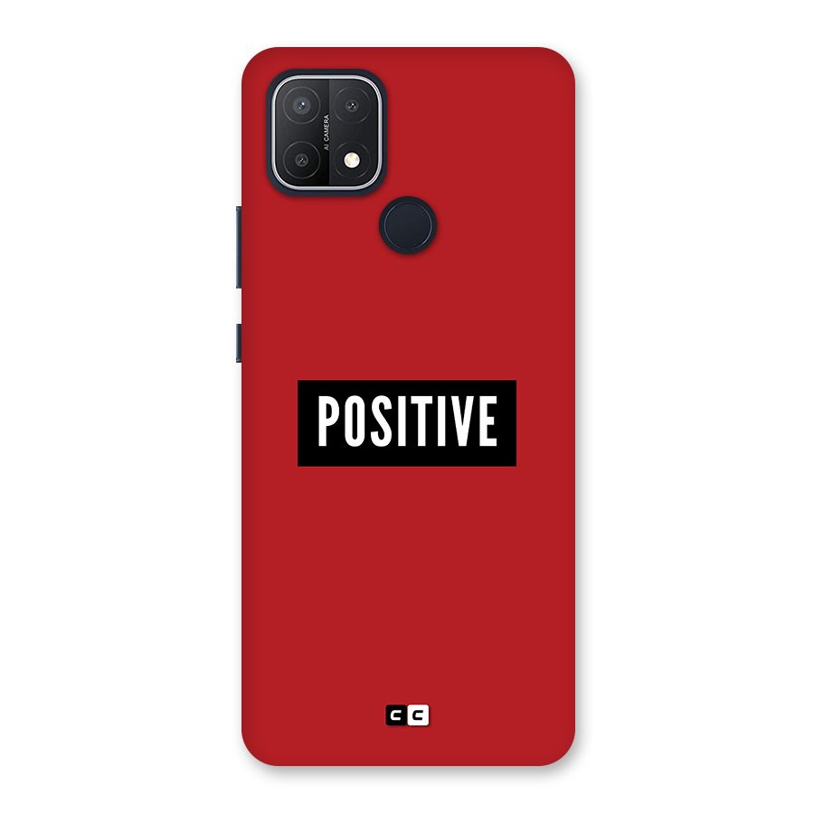 Positive Minimal Back Case for Oppo A15