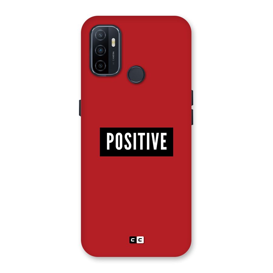Positive Minimal Back Case for Oppo A32