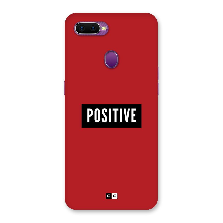 Positive Minimal Back Case for Oppo F9