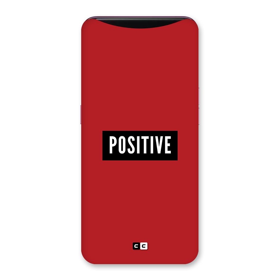 Positive Minimal Back Case for Oppo Find X