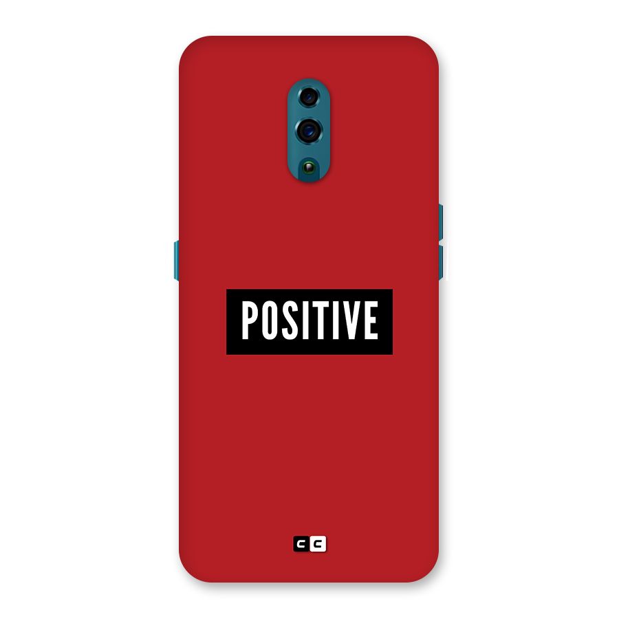 Positive Minimal Back Case for Oppo Reno