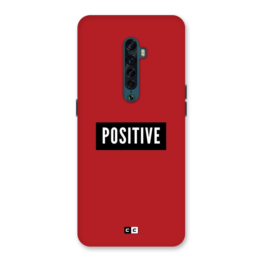 Positive Minimal Back Case for Oppo Reno2