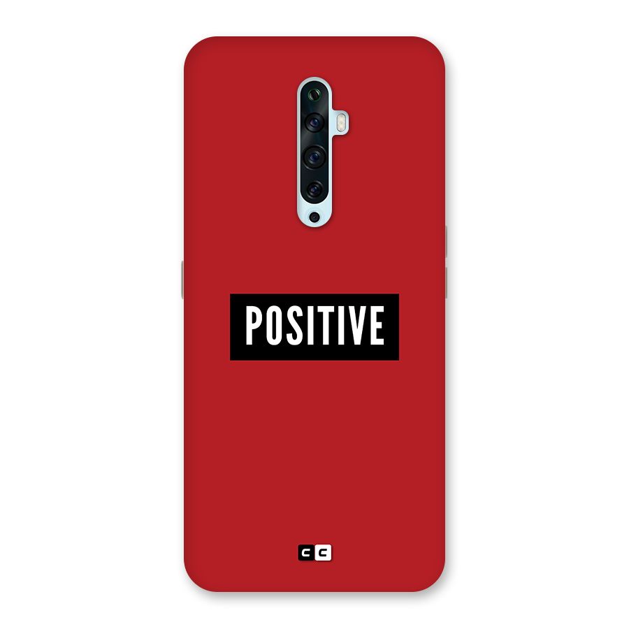 Positive Minimal Back Case for Oppo Reno2 Z