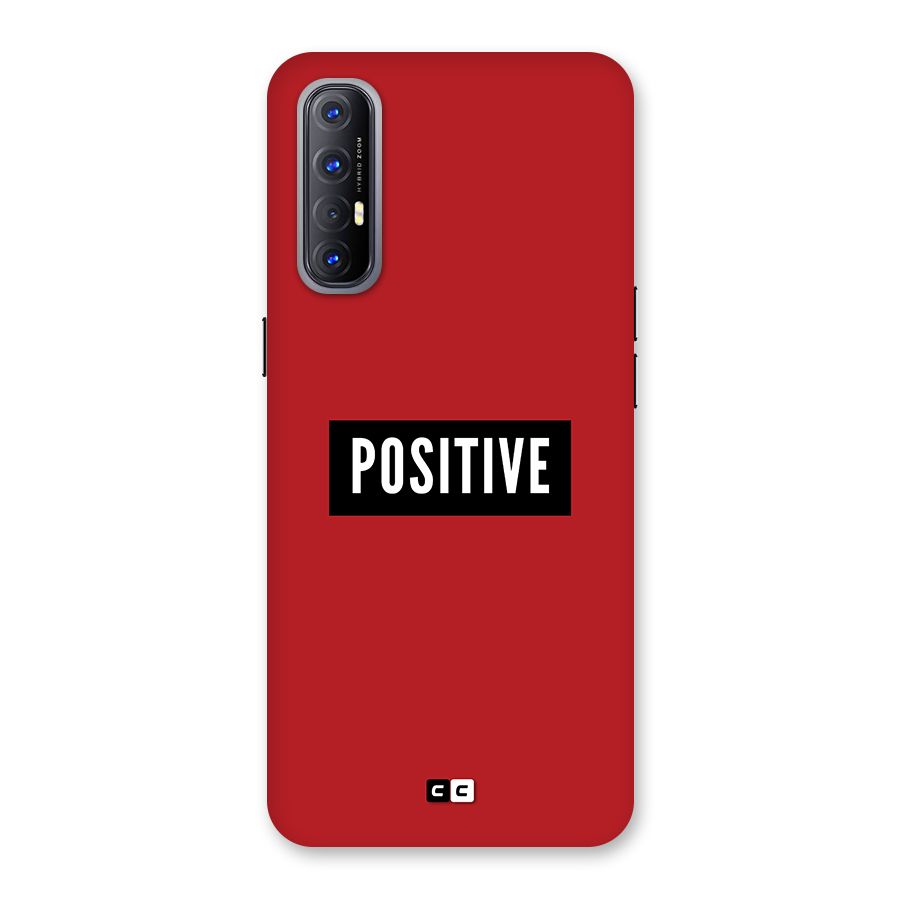 Positive Minimal Back Case for Oppo Reno3 Pro