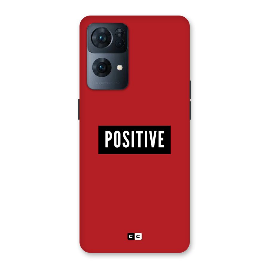 Positive Minimal Back Case for Oppo Reno7 Pro 5G