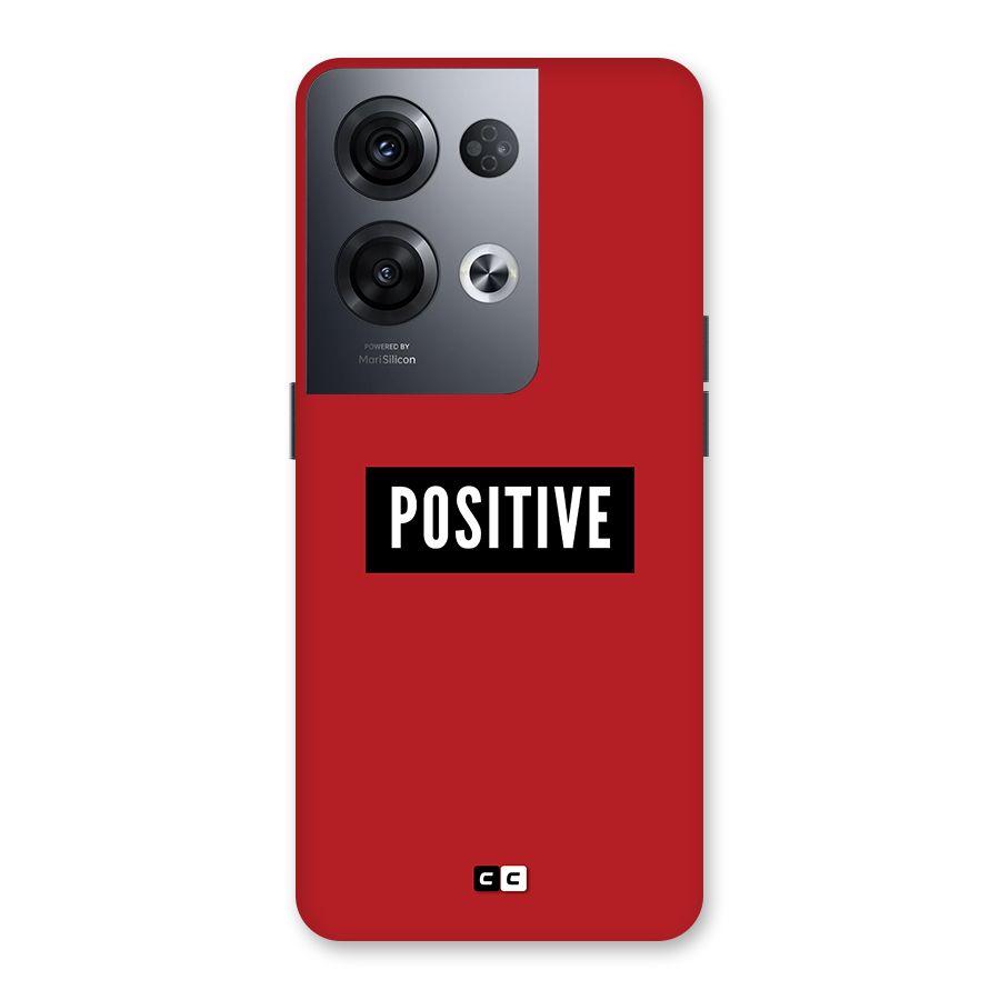 Positive Minimal Back Case for Oppo Reno8 Pro 5G