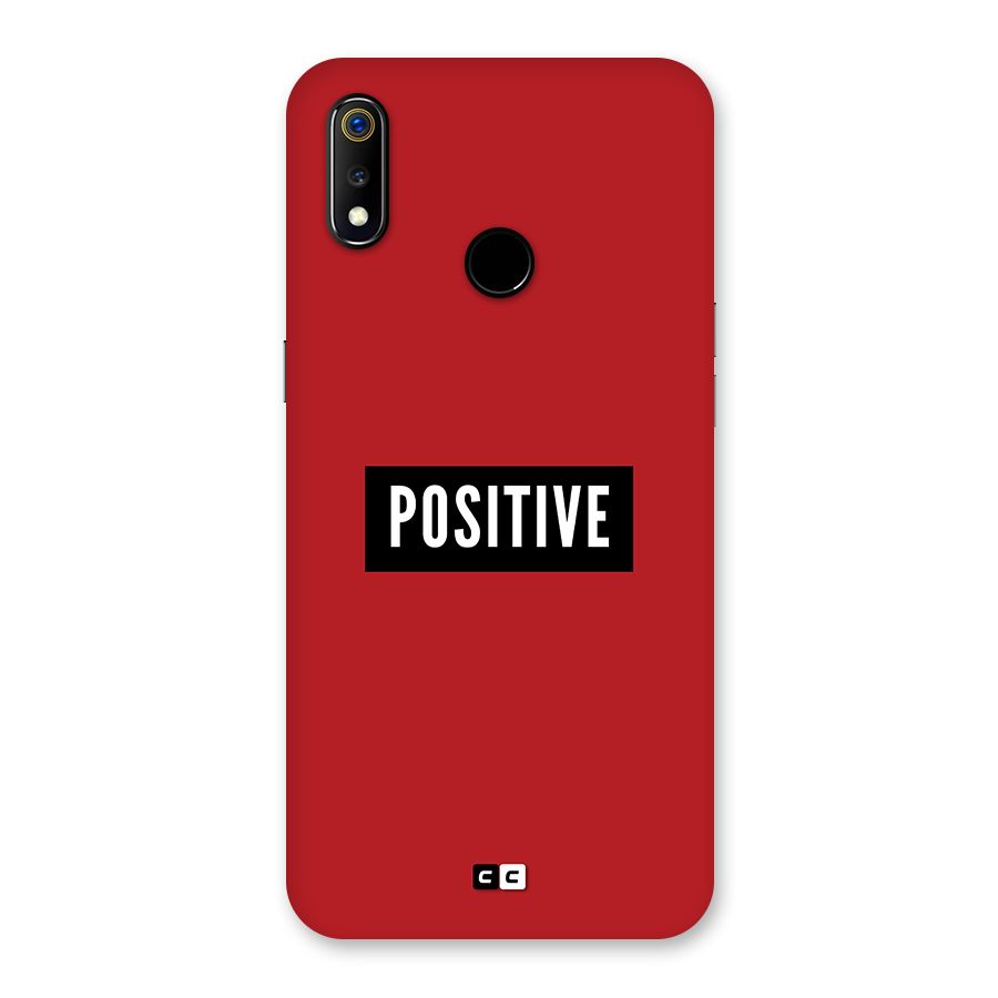 Positive Minimal Back Case for Realme 3