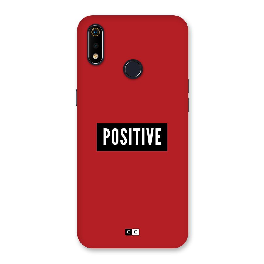 Positive Minimal Back Case for Realme 3i