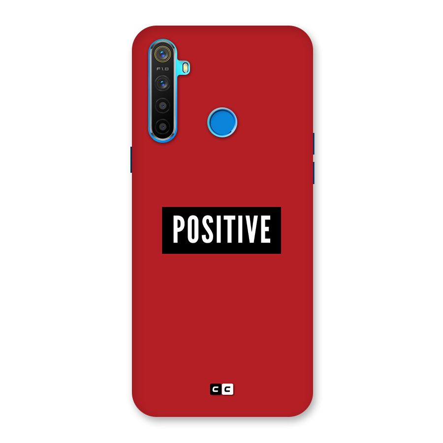 Positive Minimal Back Case for Realme 5