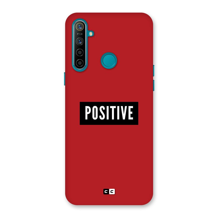 Positive Minimal Back Case for Realme 5i