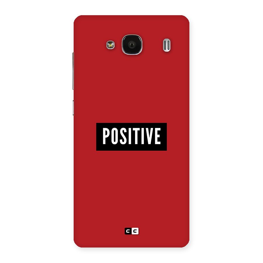 Positive Minimal Back Case for Redmi 2s