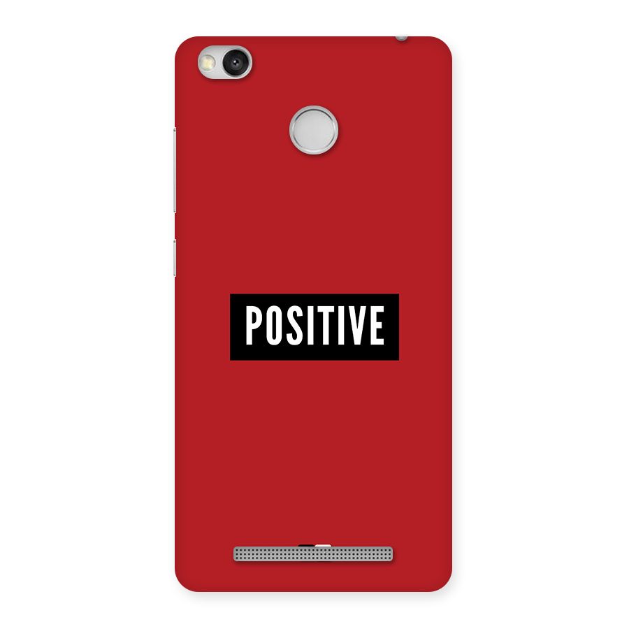 Positive Minimal Back Case for Redmi 3S Prime