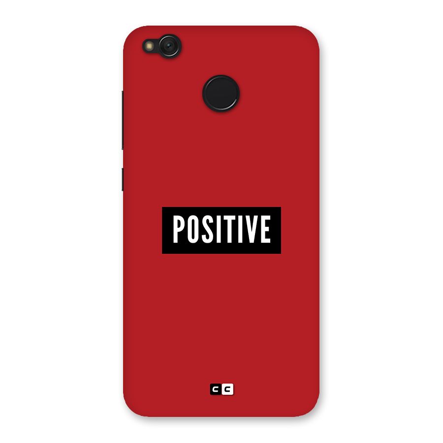Positive Minimal Back Case for Redmi 4