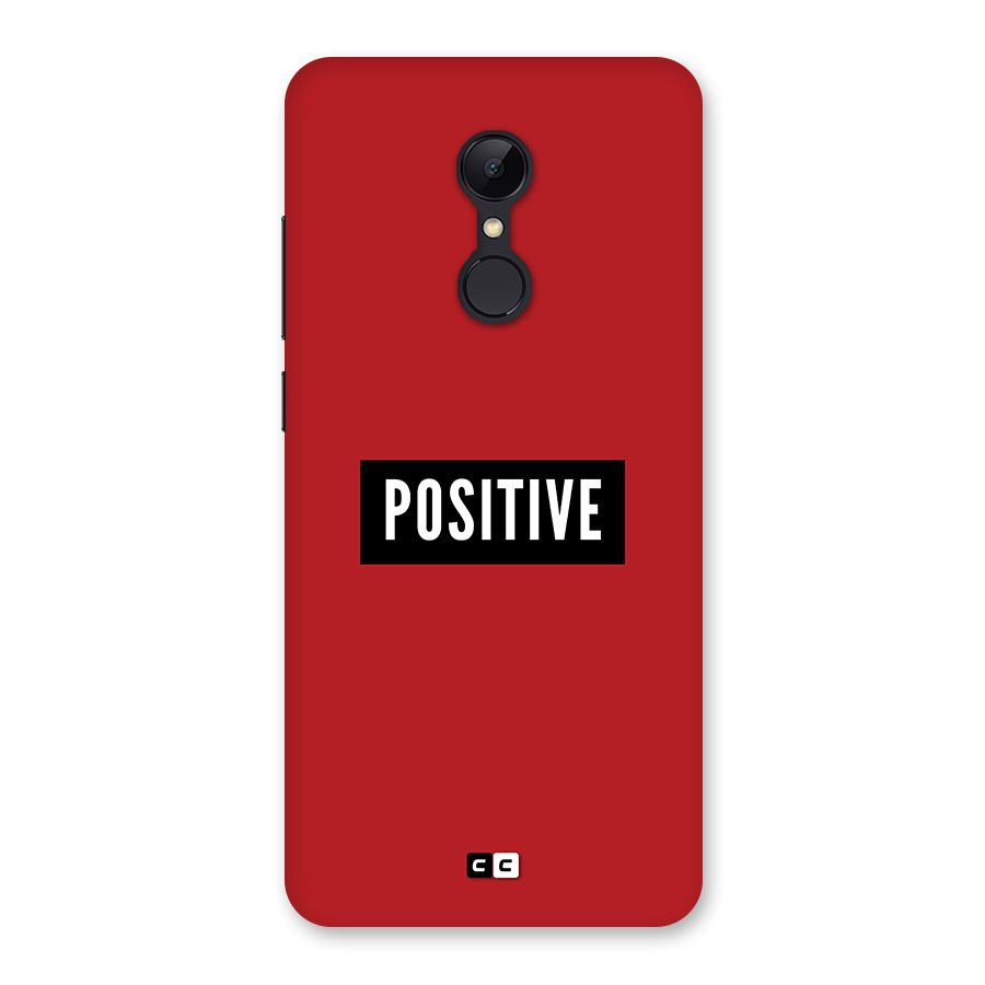 Positive Minimal Back Case for Redmi 5
