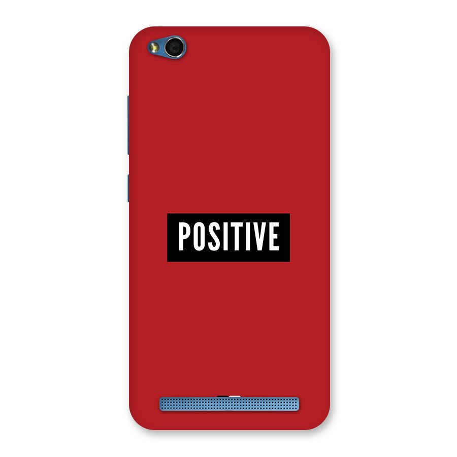 Positive Minimal Back Case for Redmi 5A
