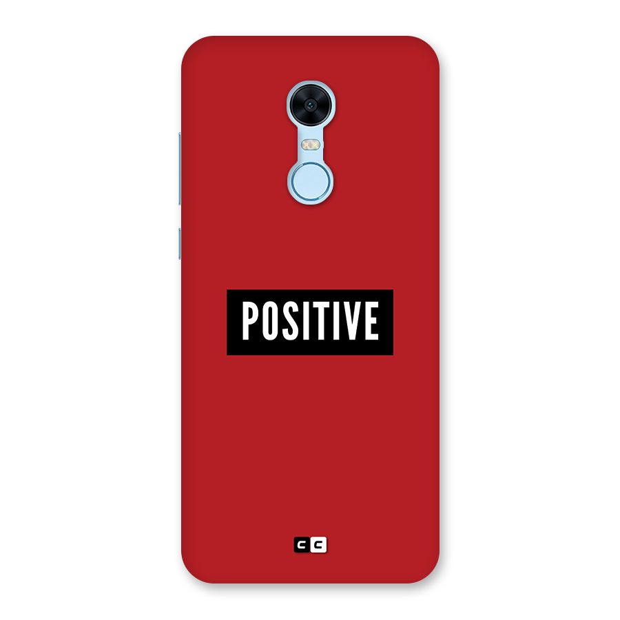 Positive Minimal Back Case for Redmi Note 5