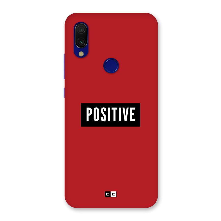 Positive Minimal Back Case for Redmi Y3