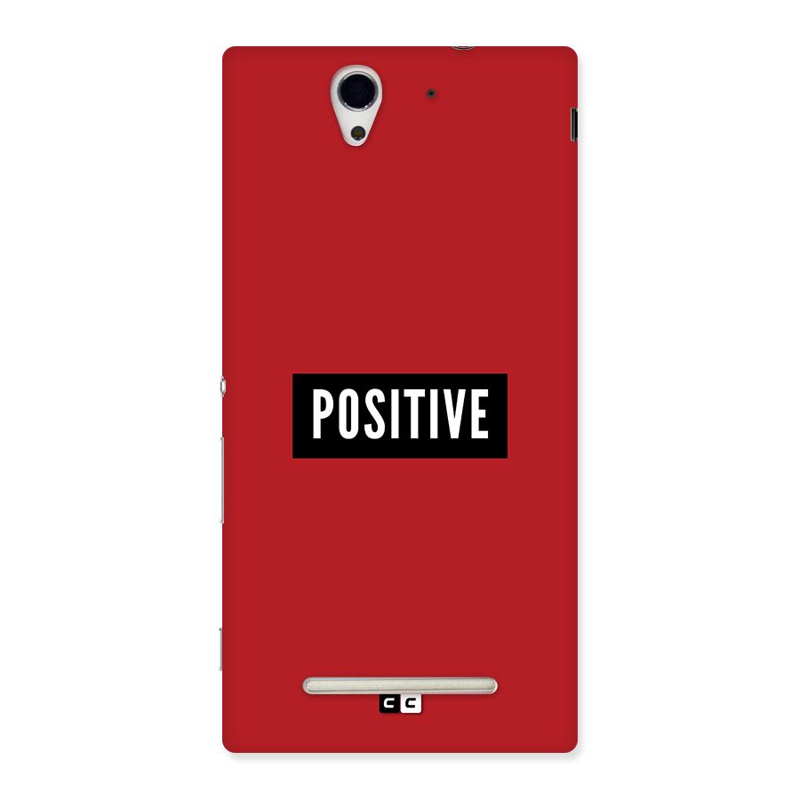 Positive Minimal Back Case for Xperia C3