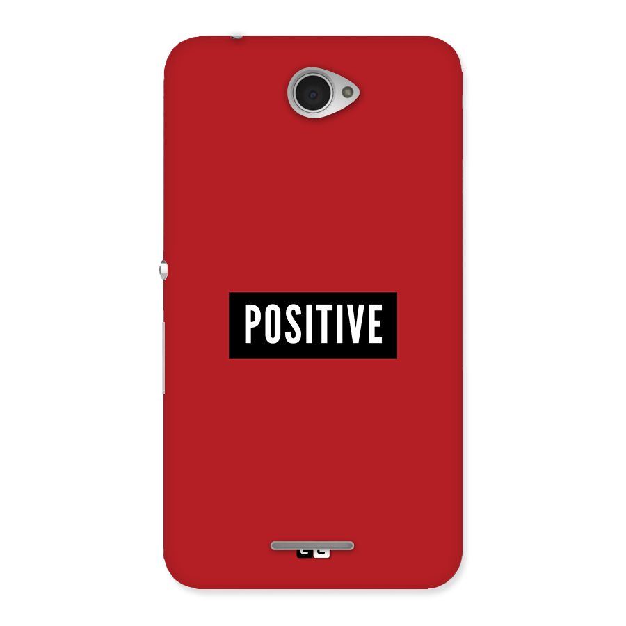Positive Minimal Back Case for Xperia E4