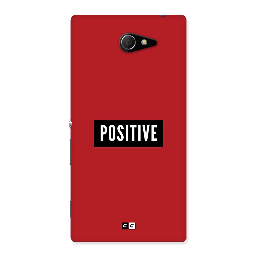Positive Minimal Back Case for Xperia M2
