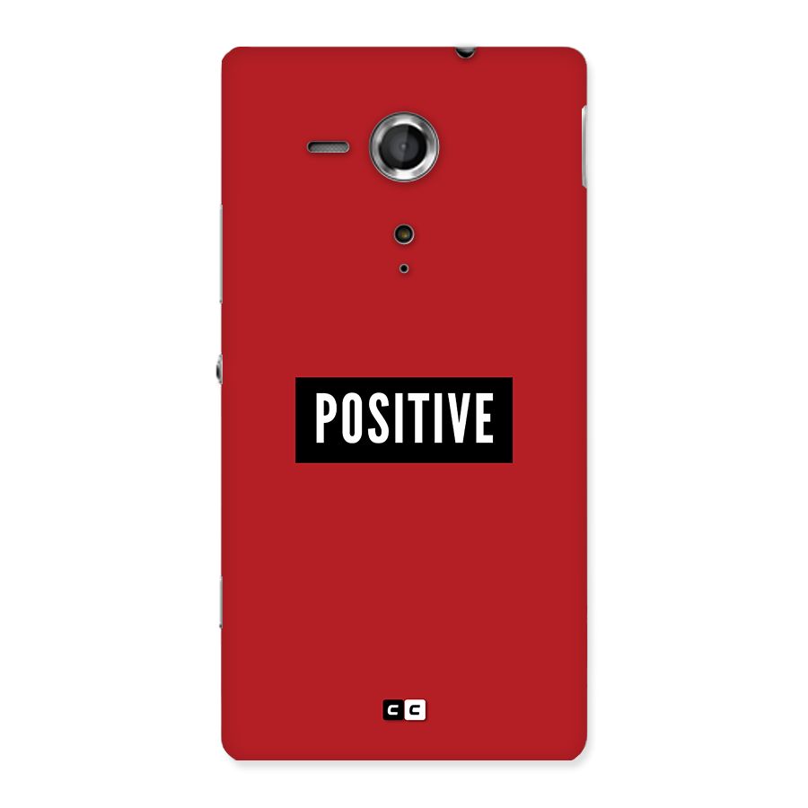 Positive Minimal Back Case for Xperia Sp