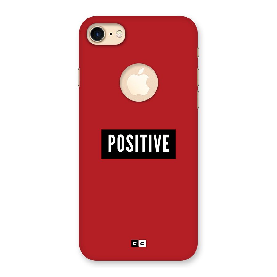 Positive Minimal Back Case for iPhone 7 Logo Cut