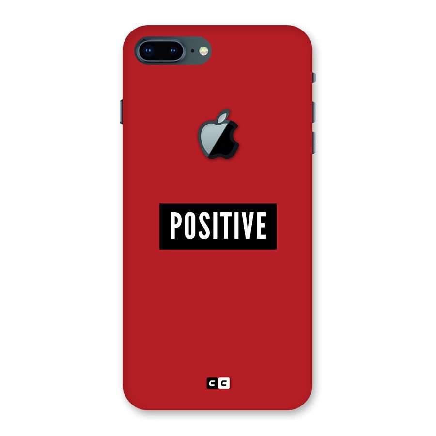 Positive Minimal Back Case for iPhone 7 Plus Apple Cut