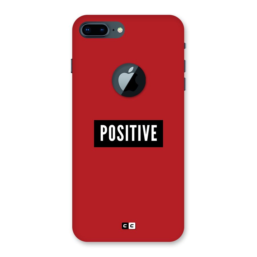 Positive Minimal Back Case for iPhone 7 Plus Logo Cut