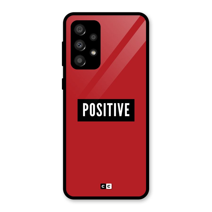 Positive Minimal Glass Back Case for Galaxy A32