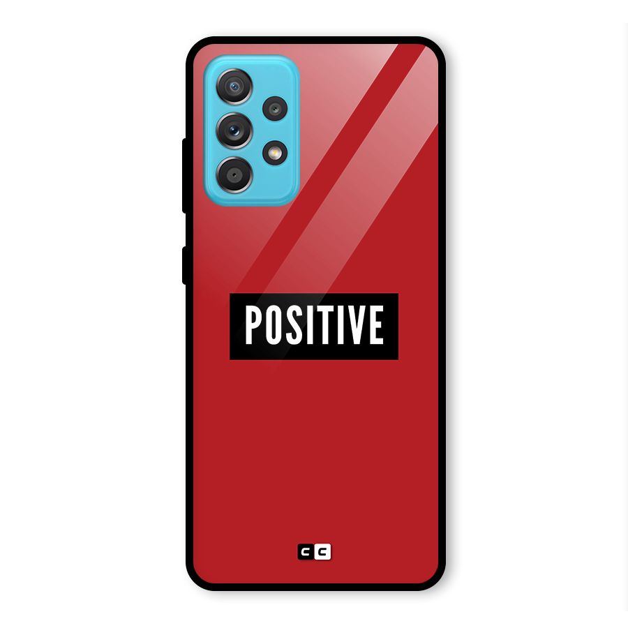 Positive Minimal Glass Back Case for Galaxy A52
