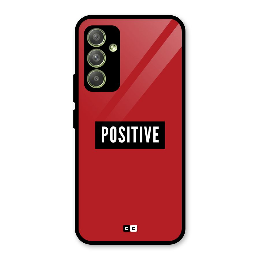 Positive Minimal Glass Back Case for Galaxy A54
