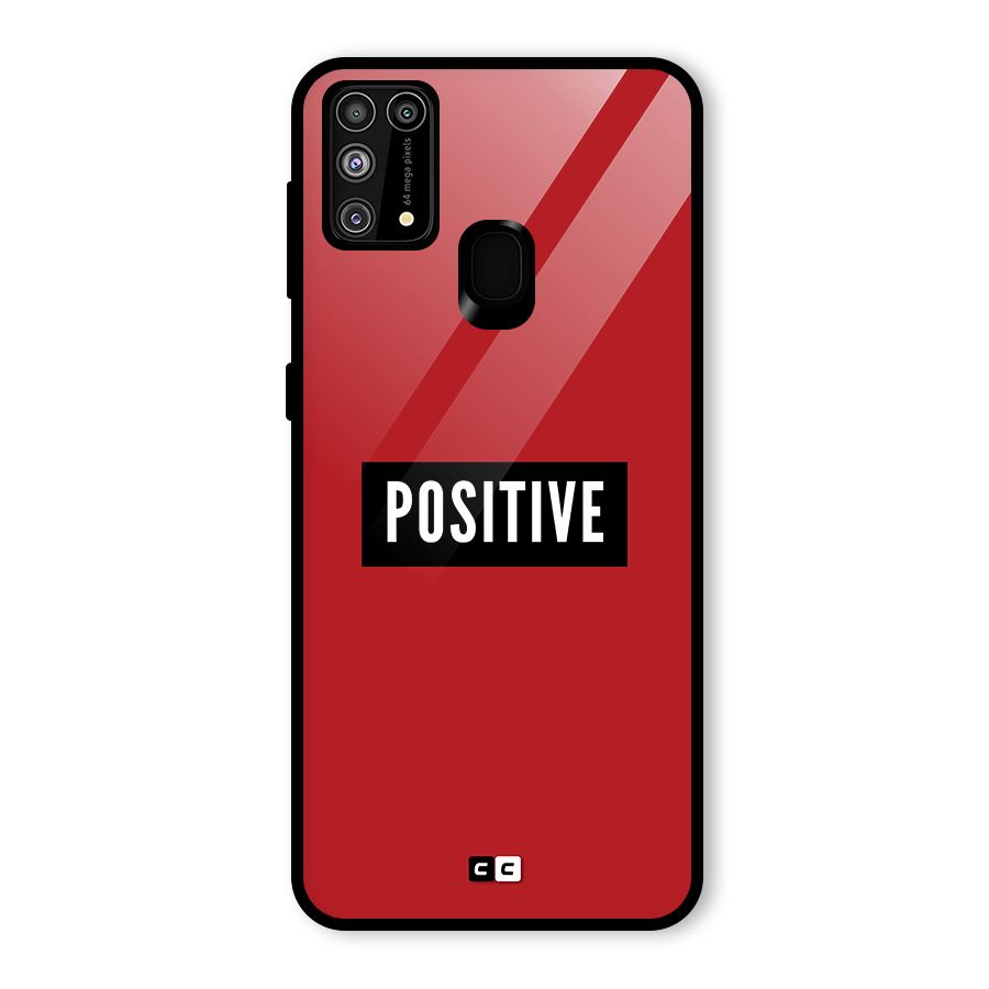 Positive Minimal Glass Back Case for Galaxy F41