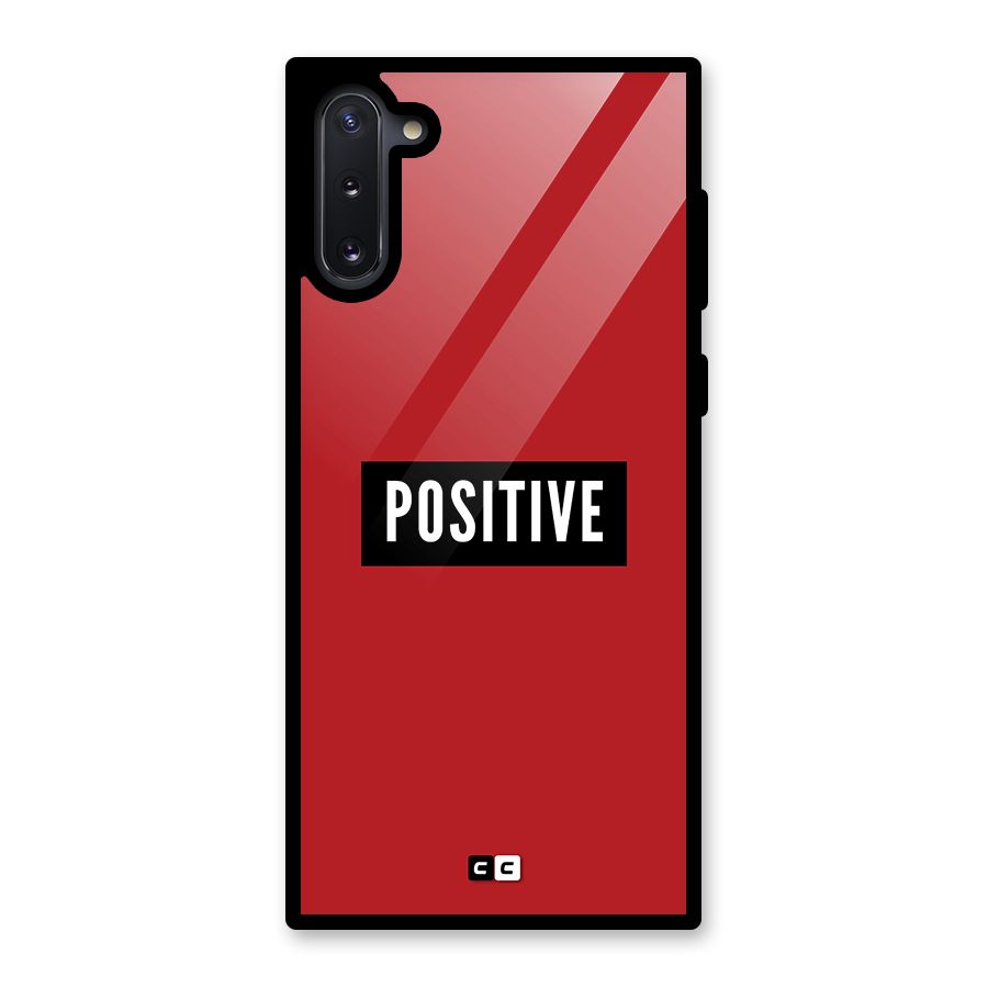 Positive Minimal Glass Back Case for Galaxy Note 10