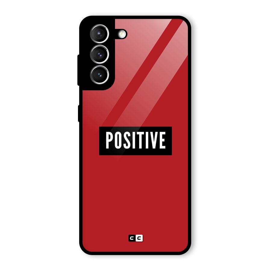 Positive Minimal Glass Back Case for Galaxy S21 5G