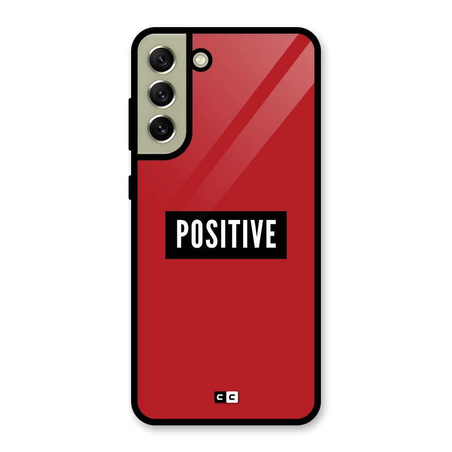 Positive Minimal Glass Back Case for Galaxy S21 FE 5G