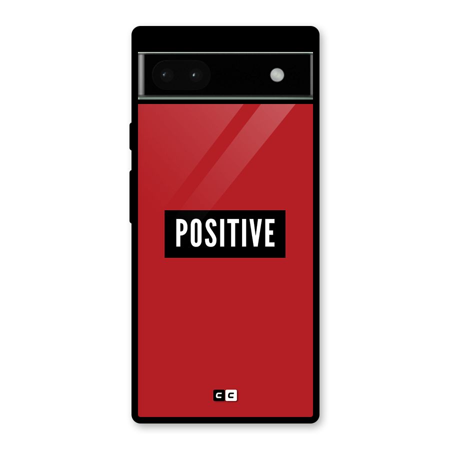Positive Minimal Glass Back Case for Google Pixel 6a