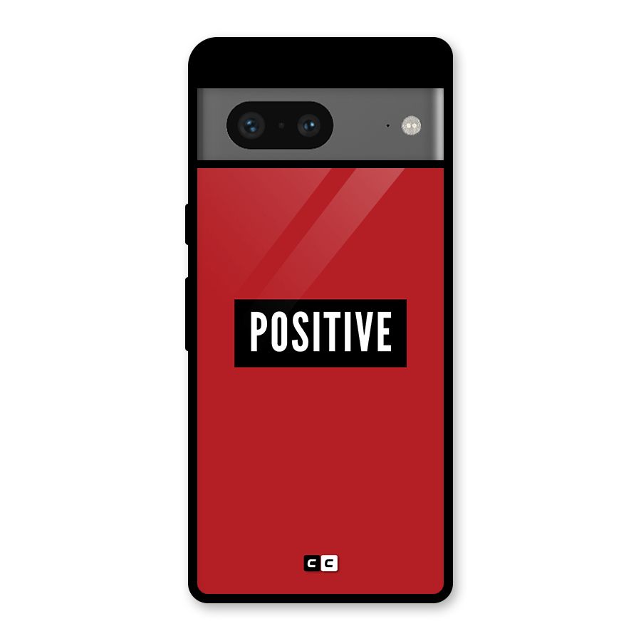 Positive Minimal Glass Back Case for Google Pixel 7