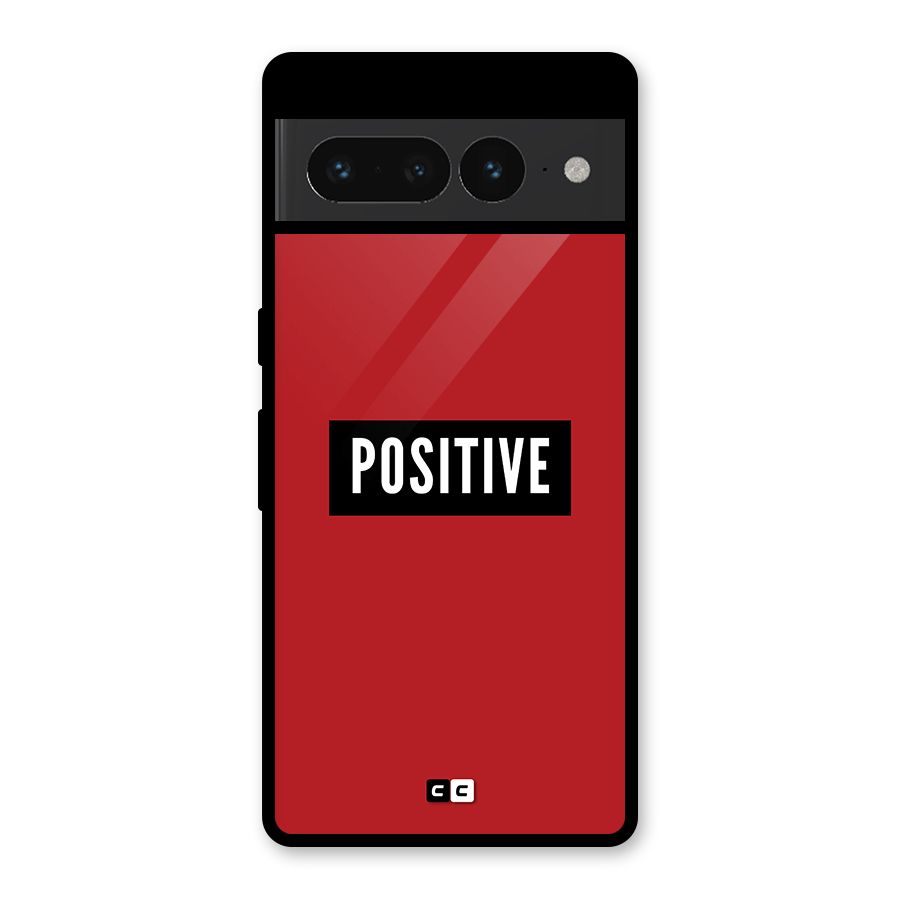 Positive Minimal Glass Back Case for Google Pixel 7 Pro