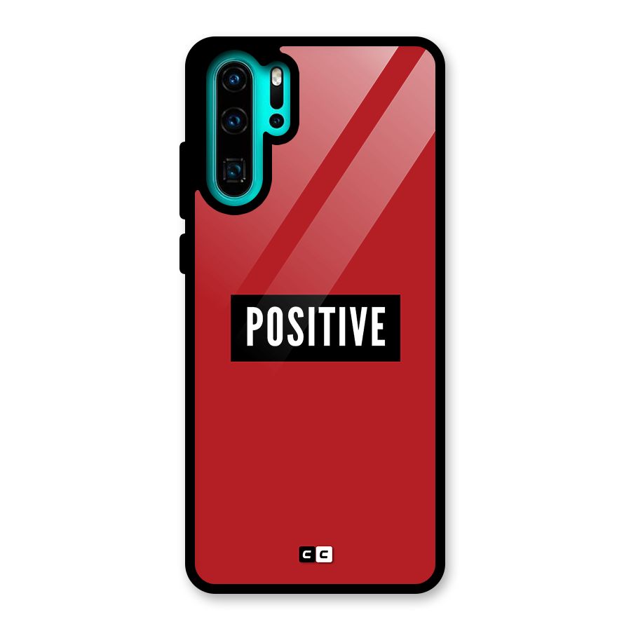 Positive Minimal Glass Back Case for Huawei P30 Pro