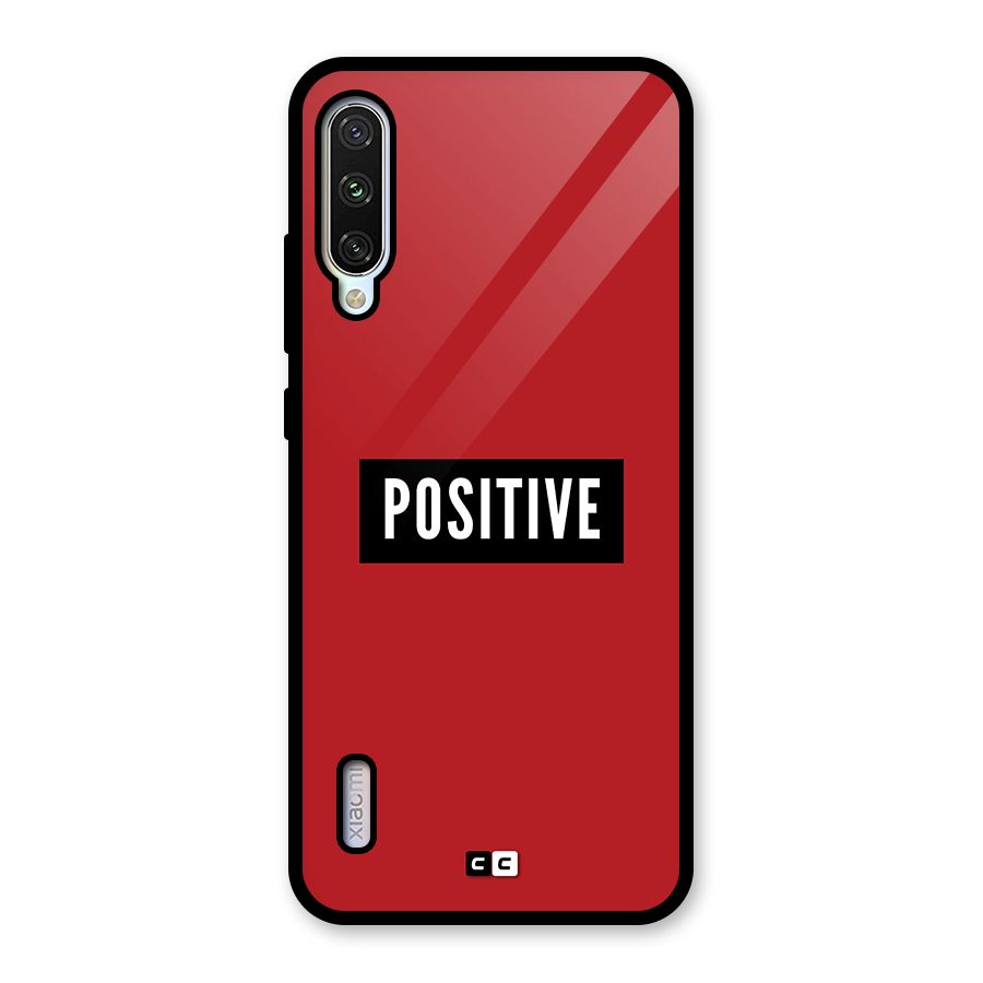 Positive Minimal Glass Back Case for Mi A3