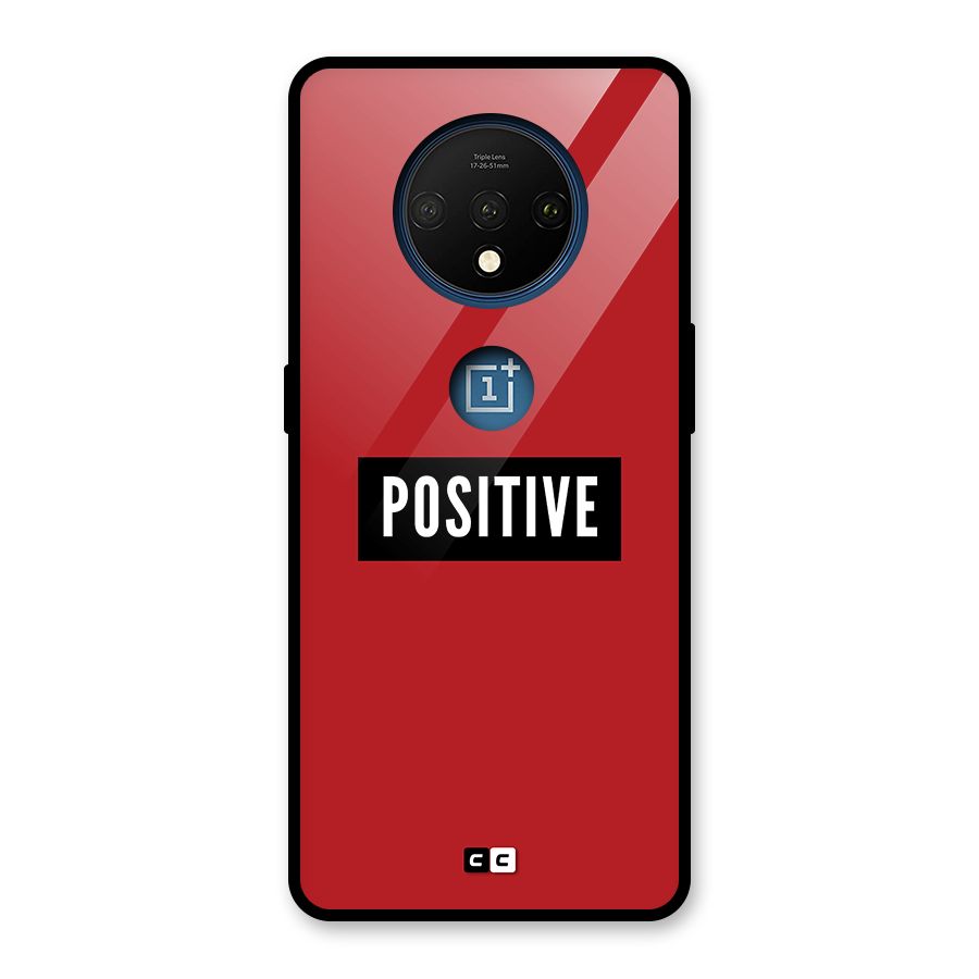 Positive Minimal Glass Back Case for OnePlus 7T