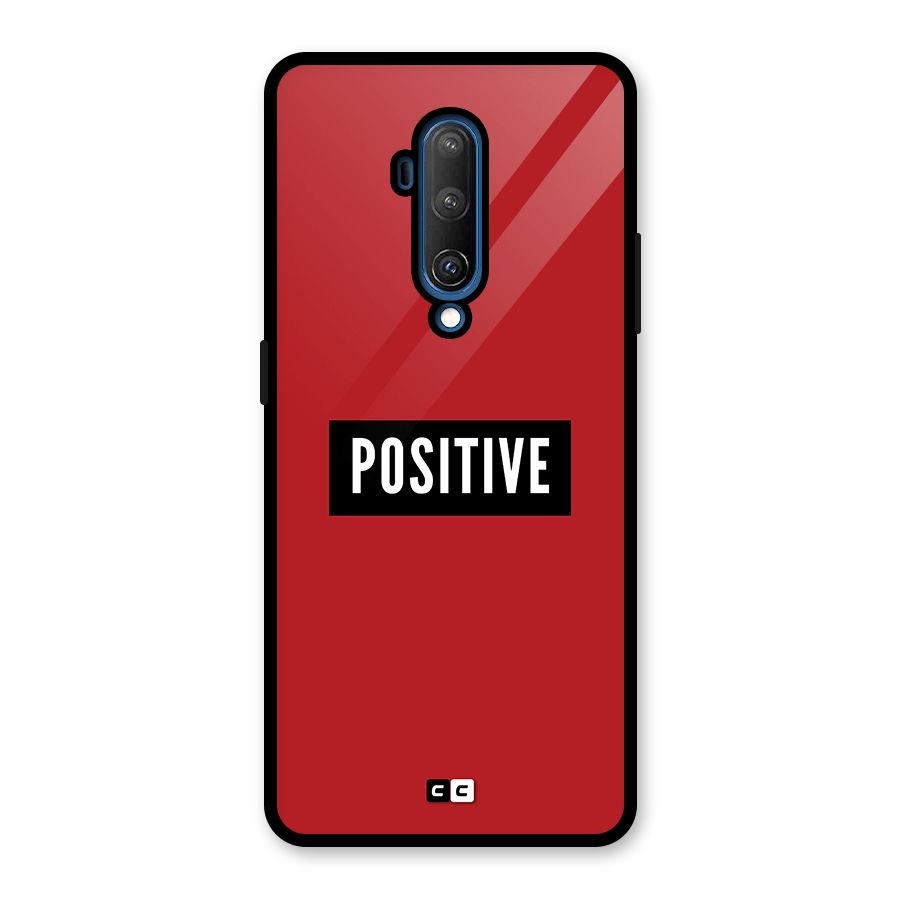 Positive Minimal Glass Back Case for OnePlus 7T Pro