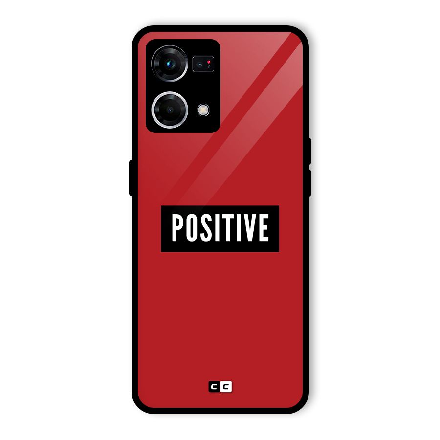 Positive Minimal Glass Back Case for Oppo F21 Pro 5G
