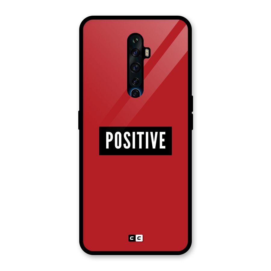 Positive Minimal Glass Back Case for Oppo Reno2 F